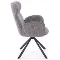 Стул поворотный Halmar K571 серый/черный купить в Минске