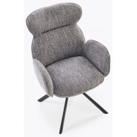 Стул поворотный Halmar K571 серый/черный купить в Минске