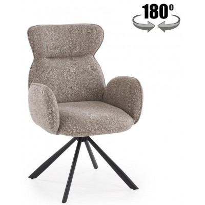 Стул поворотный Halmar K571 темно-бежевый/черный купить в Минске