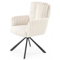 Стул поворотный Halmar K572 кремовый/черный купить в Минске