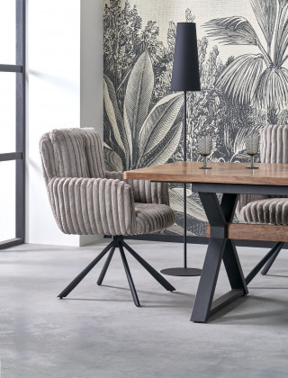 Стул поворотный Halmar K572 серый/черный купить в Минске