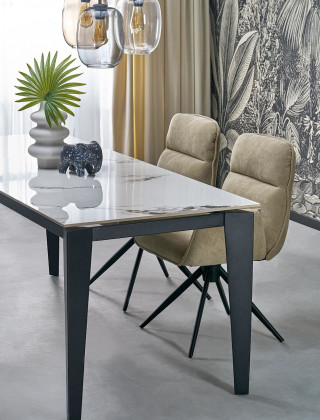 Стул поворотный Halmar K574 темно-бежевый/черный купить в Минске