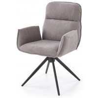Стул поворотный Halmar K574 серый/черный купить в Минске