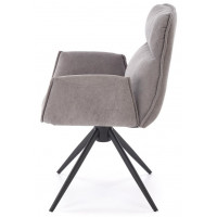 Стул поворотный Halmar K574 серый/черный купить в Минске