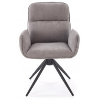 Стул поворотный Halmar K574 серый/черный купить в Минске