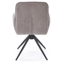 Стул поворотный Halmar K574 серый/черный купить в Минске