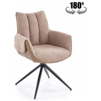 Стул поворотный Halmar K579 коричневый/черный Стул поворотный Halmar K579 коричневый/черный