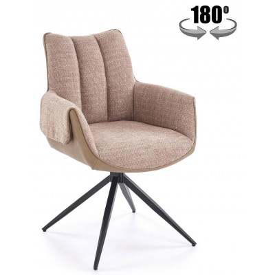 Стул поворотный Halmar K579 коричневый/черный купить в Минске