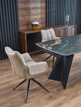 Стул поворотный Halmar K579 коричневый/черный купить в Минске