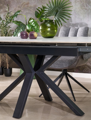 Стул поворотный Halmar K579 серый/черный купить в Минске