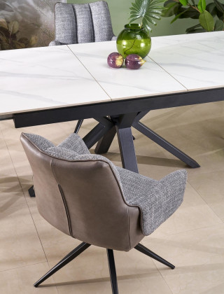 Стул поворотный Halmar K579 серый/черный купить в Минске