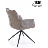 Стул поворотный Halmar K579 серый/черный купить в Минске