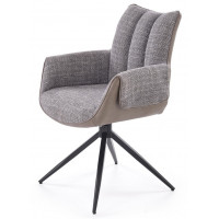 Стул поворотный Halmar K579 серый/черный купить в Минске