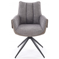 Стул поворотный Halmar K579 серый/черный купить в Минске