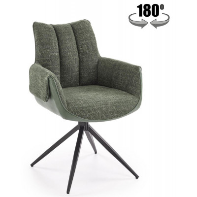 Стул поворотный Halmar K579 зеленый/черный купить в Минске