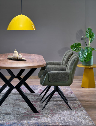 Стул поворотный Halmar K579 зеленый/черный купить в Минске