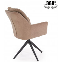 Стул поворотный Halmar K591 коричневый/черный купить в Минске