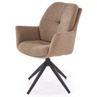 Стул поворотный Halmar K591 коричневый/черный купить в Минске