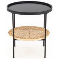 Стол журнальный HALMAR KAMPA натуральный/черный купить в Минске Стол журнальный HALMAR KAMPA натуральный/черный купить в Минске