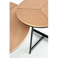 Стол журнальный HALMAR KARIDA дуб натуральный/черный купить в Минске Стол журнальный HALMAR KARIDA дуб натуральный/черный купить в Минске