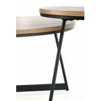 Стол журнальный HALMAR KARIDA дуб натуральный/черный купить в Минске Стол журнальный HALMAR KARIDA дуб натуральный/черный купить в Минске