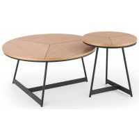 Стол журнальный HALMAR KARIDA дуб натуральный/черный купить в Минске Стол журнальный HALMAR KARIDA дуб натуральный/черный купить в Минске