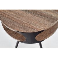 Стол журнальный HALMAR KIRBY темный дуб сонома/черный купить в Минске