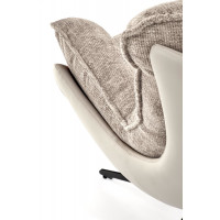 Кресло Halmar LOBSTER (Лобстер) ткань/экокожа бежевый/черный купить в Минске Кресло Halmar LOBSTER (Лобстер) ткань/экокожа бежевый/черный купить в Минске