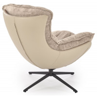 Кресло Halmar LOBSTER (Лобстер) ткань/экокожа бежевый/черный купить в Минске Кресло Halmar LOBSTER (Лобстер) ткань/экокожа бежевый/черный купить в Минске