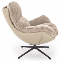 Кресло Halmar LOBSTER (Лобстер) ткань/экокожа бежевый/черный купить в Минске Кресло Halmar LOBSTER (Лобстер) ткань/экокожа бежевый/черный купить в Минске