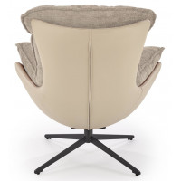 Кресло Halmar LOBSTER (Лобстер) ткань/экокожа бежевый/черный купить в Минске Кресло Halmar LOBSTER (Лобстер) ткань/экокожа бежевый/черный купить в Минске