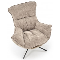 Кресло Halmar LOBSTER (Лобстер) ткань/экокожа бежевый/черный купить в Минске Кресло Halmar LOBSTER (Лобстер) ткань/экокожа бежевый/черный купить в Минске