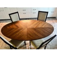 Стол обеденный Halmar Locarno (Локарно) 170*90 ореховый/черный купить в Минске