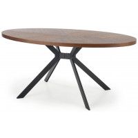 Стол обеденный Halmar Locarno (Локарно) 170*90 ореховый/черный