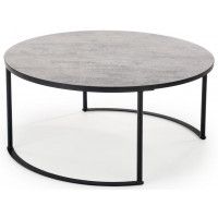 Стол журнальный HALMAR MACAO серый/черный купить в Минске Стол журнальный HALMAR MACAO серый/черный купить в Минске