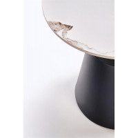 Комплект HALMAR MAGNETA (2 стола журнальных) белый мрамор/черный купить в Минске