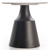 Комплект HALMAR MAGNETA (2 стола журнальных) белый мрамор/черный купить в Минске