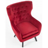 Кресло Halmar MARVEL (Марвел) бордовый/черный купить в Минске