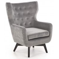 Кресло Halmar MARVEL (Марвел) серый/черный