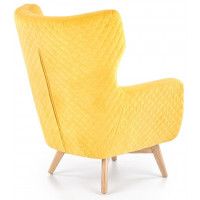 Кресло Halmar MARVEL (Марвел) желтый/натуральный купить в Минске