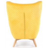 Кресло Halmar MARVEL (Марвел) желтый/натуральный купить в Минске