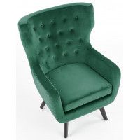 Кресло Halmar MARVEL (Марвел) темно-зеленый/черный купить в Минске