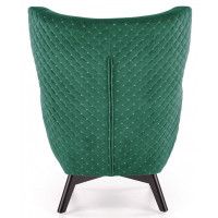 Кресло Halmar MARVEL (Марвел) темно-зеленый/черный купить в Минске