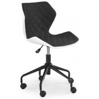 Кресло Halmar Matrix (Матрикс) белый/черный