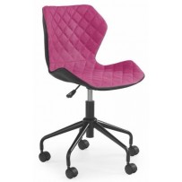 Кресло Halmar Matrix (Матрикс) черный/розовый