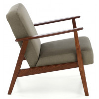 Кресло Halmar MILANO 1S tap. Castel 39 оливковый/орех купить в Минске Кресло Halmar MILANO 1S tap. Castel 39 оливковый/орех купить в Минске