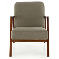 Кресло Halmar MILANO 1S tap. Castel 39 оливковый/орех купить в Минске Кресло Halmar MILANO 1S tap. Castel 39 оливковый/орех купить в Минске