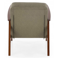 Кресло Halmar MILANO 1S tap. Castel 39 оливковый/орех купить в Минске Кресло Halmar MILANO 1S tap. Castel 39 оливковый/орех купить в Минске