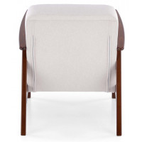 Кресло Halmar MILANO 1S tap. Castel 04 светло-бежевый/орех купить в Минске