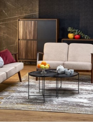 Диван Halmar MILANO 2S tap. Castel 15 бежевый/орех купить в Минске